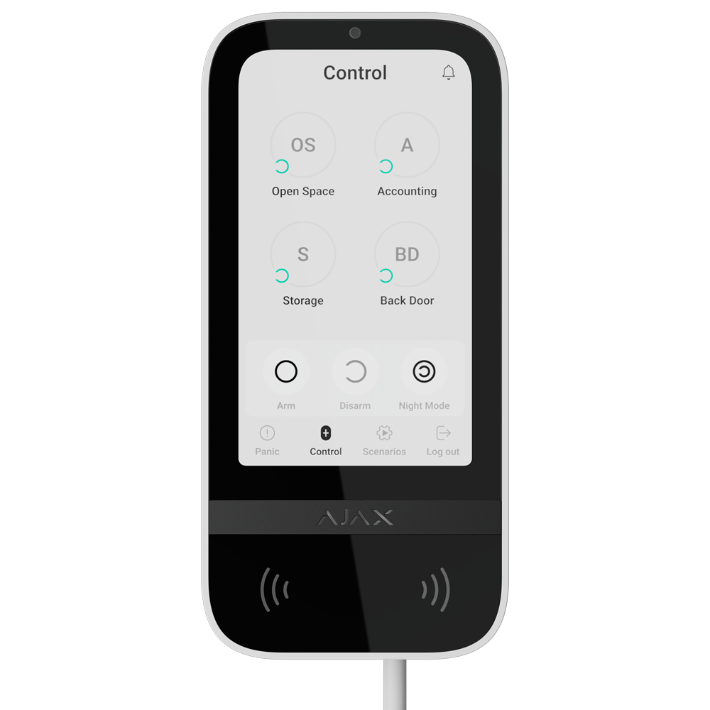 FIBRA-KEYPADTOUCHSCREEN-W 