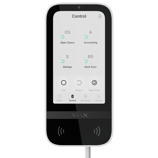 FIBRA-KEYPADTOUCHSCREEN-W 